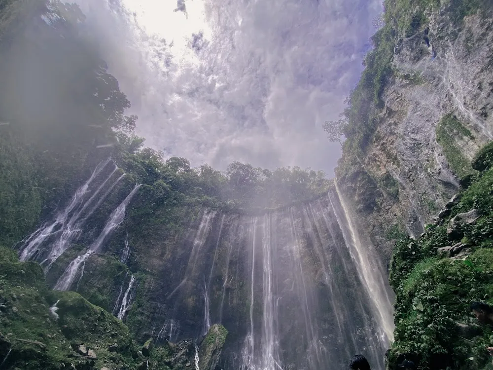 Tumpak Sewu Waterfall from below