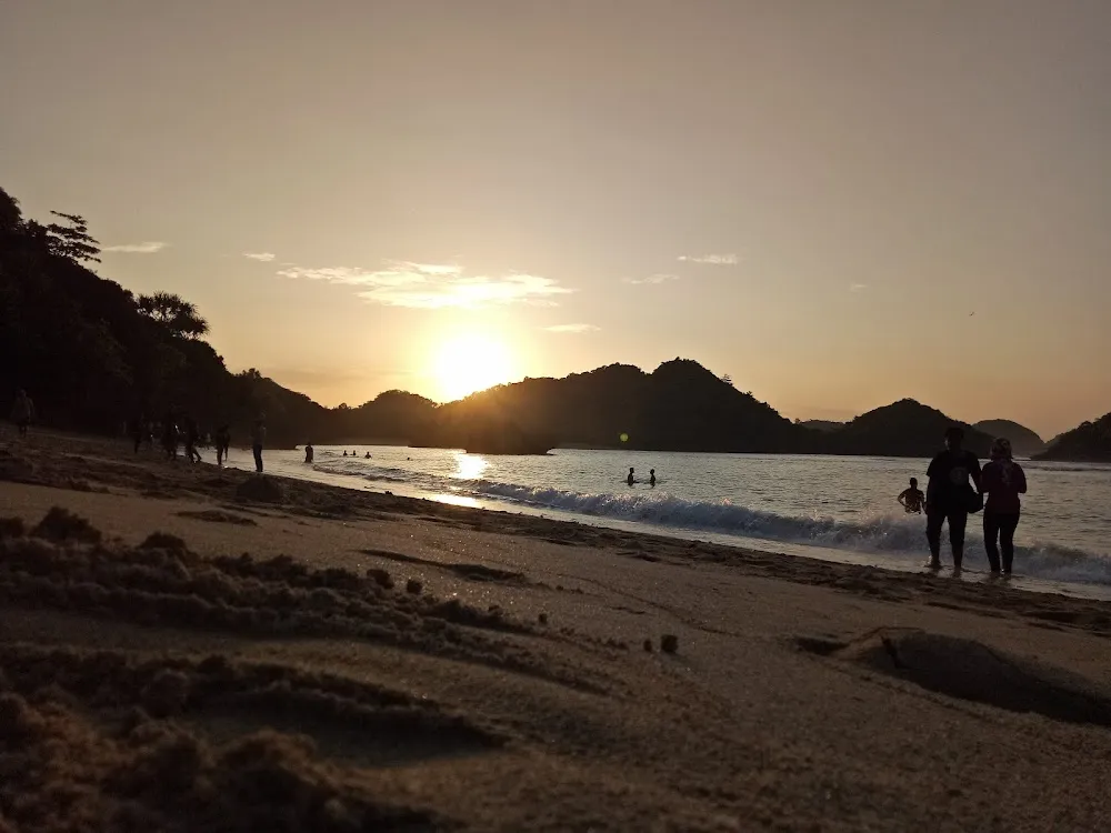 Sunset at Teluk Asmara Beach 